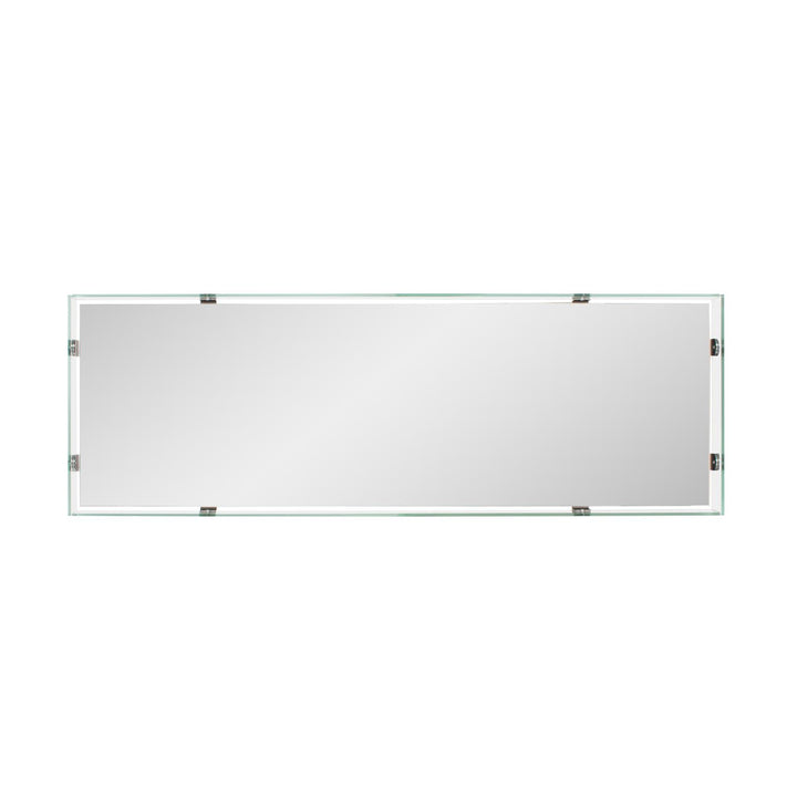 Howard Elliott Vivaldo Floating Dressing Mirror with Glass Box Frame