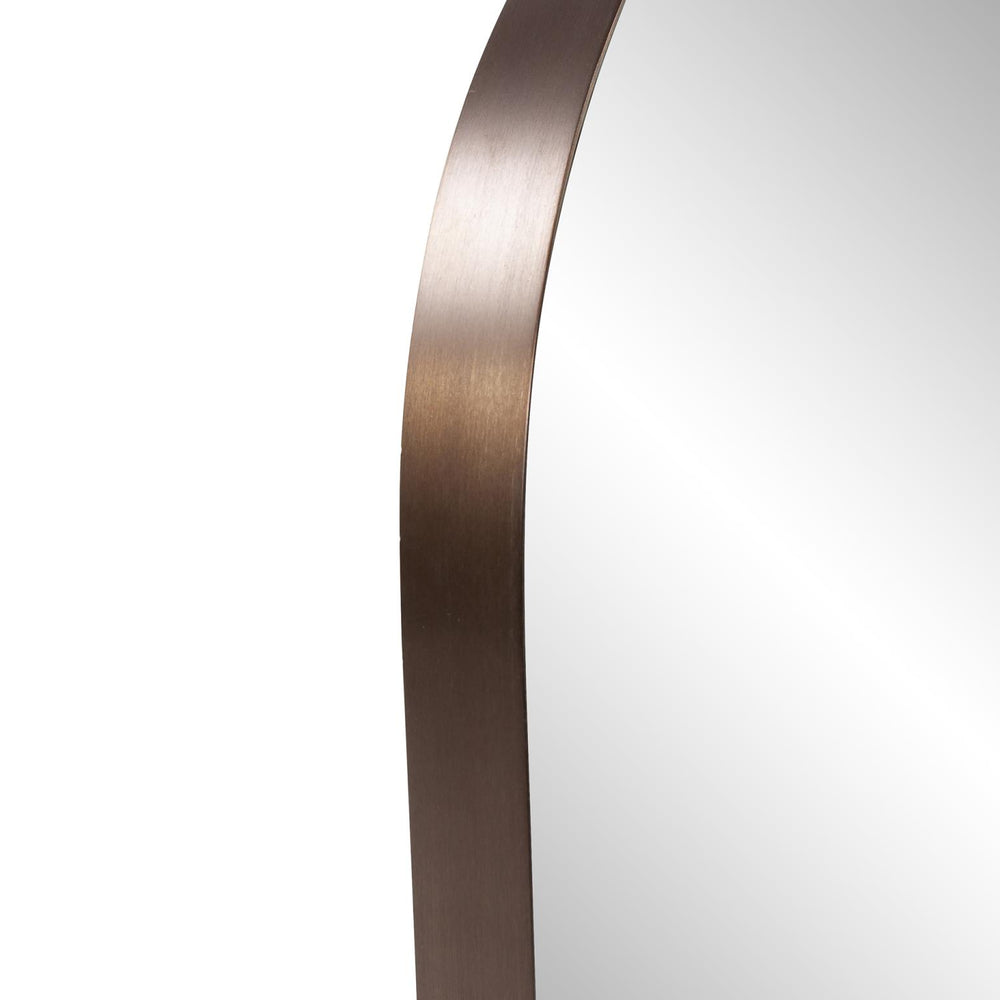Howard Elliott Steele Capsule Mirror in Brushed Brass