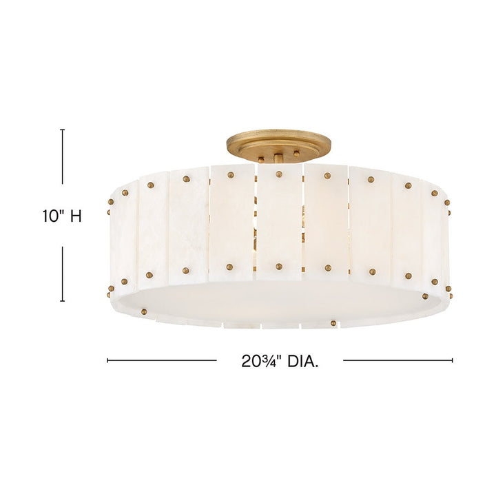 Fredrick Ramond Simone Semi-Flush Mount