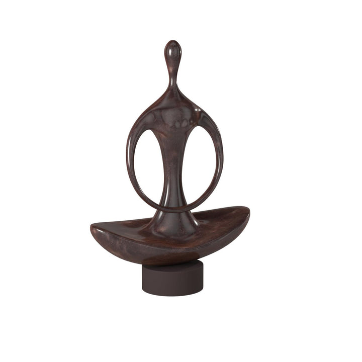 Howard Elliott Abstract Yoga Silhouette Sculpture