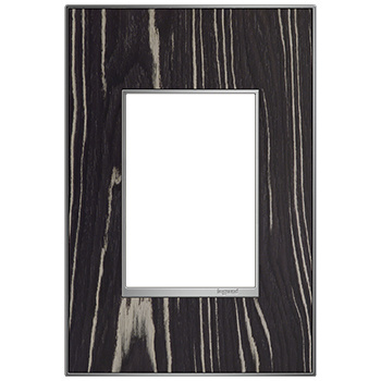 Legrand adorne Macassar 1-Gang + wall plate