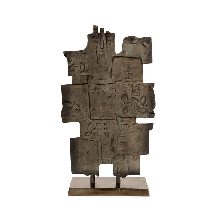 Howard Elliott Patina Aged Brass Sculpture