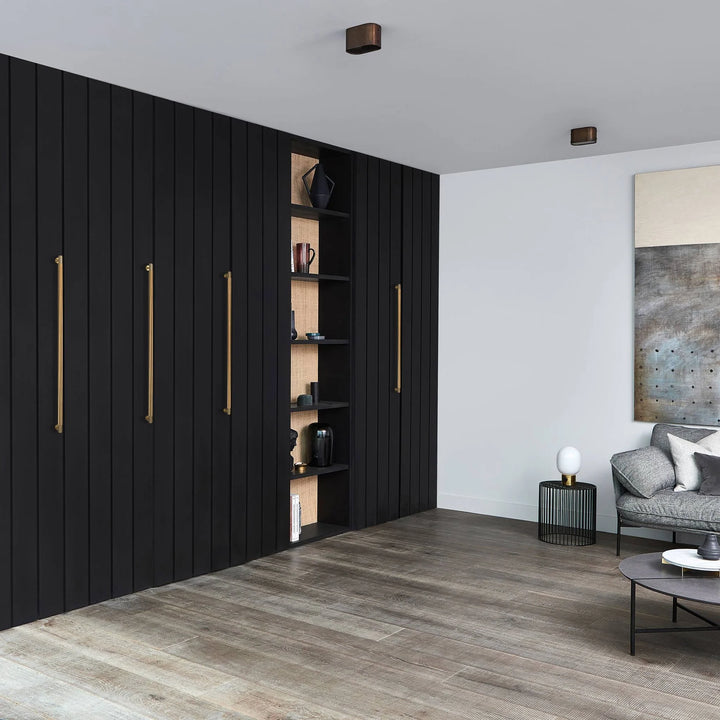 Buster + Punch Single Sided Closet Bar 29.9" | Cross Knurl Design