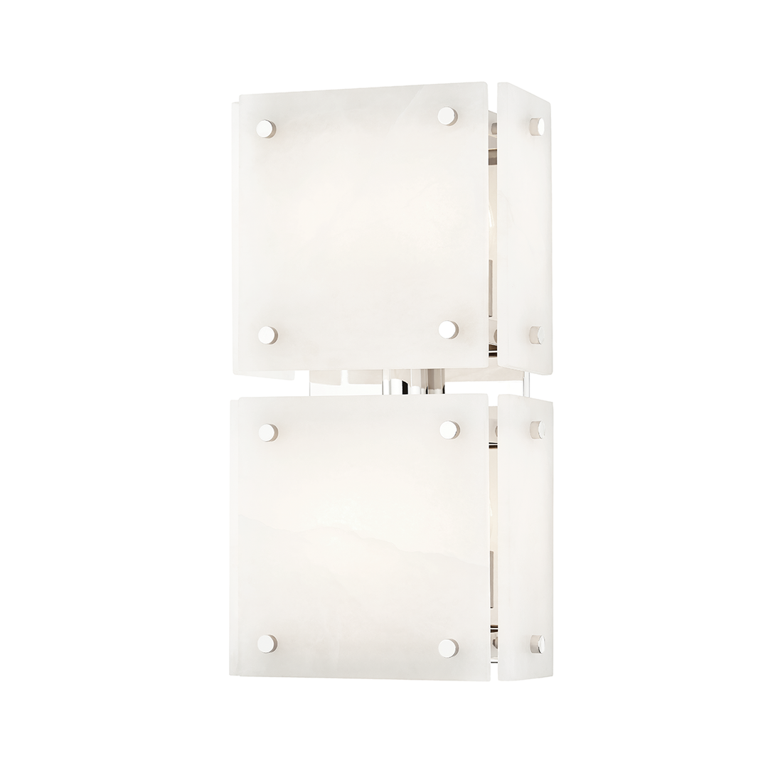 Hudson Valley Lighting Paladino Wall Sconce Wall Sconces Hudson Valley Lighting Polished Nickel  