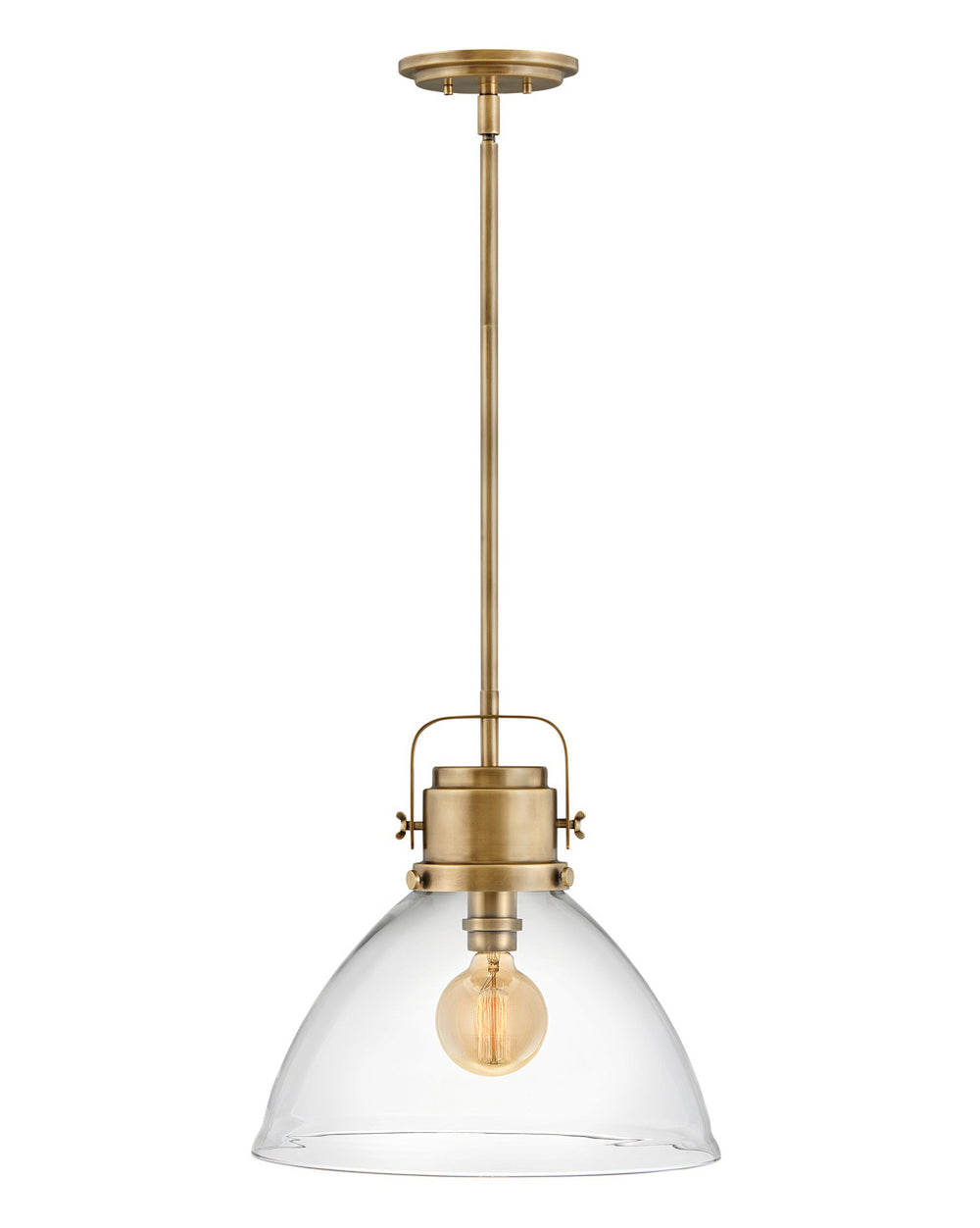 Hinkley Malone Pendant Pendants Hinkley Heritage Brass 15.5x15.5x15.25 