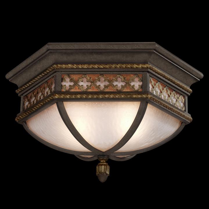 Fine Art Chateau Outdoor Outdoor Flush Mount Outdoor Wall Lights Fine Art Handcrafted Lighting   