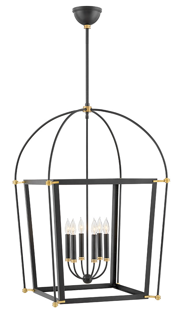 Hinkley Selby Chandelier Chandeliers Hinkley Black 25.0x25.0x37.0