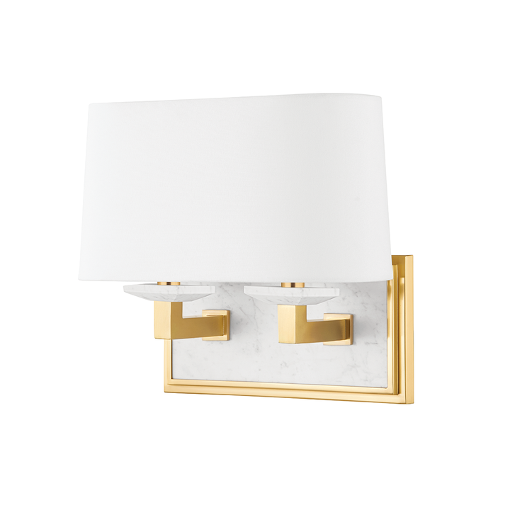 Hudson Valley Lighting Elwood Bath and Vanity Vanity Lights Hudson Valley Lighting Aged Brass  