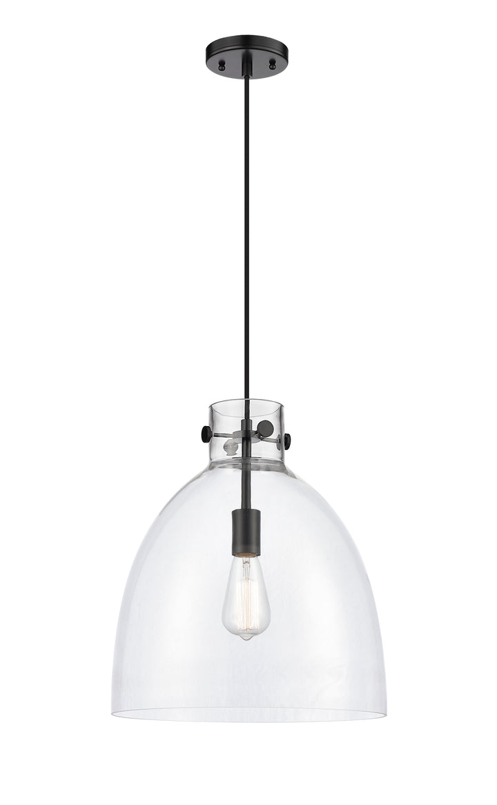 Innovations Lighting Newton Bell 14" Pendant - Matte Black Pendants Innovations Lighting   