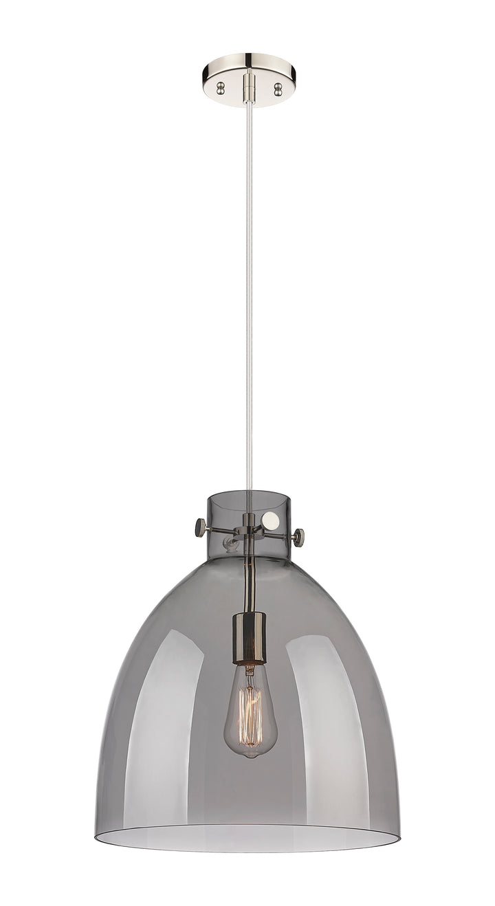 Innovations Lighting Newton Bell 14" Pendant - Polished Nickel Pendants Innovations Lighting   