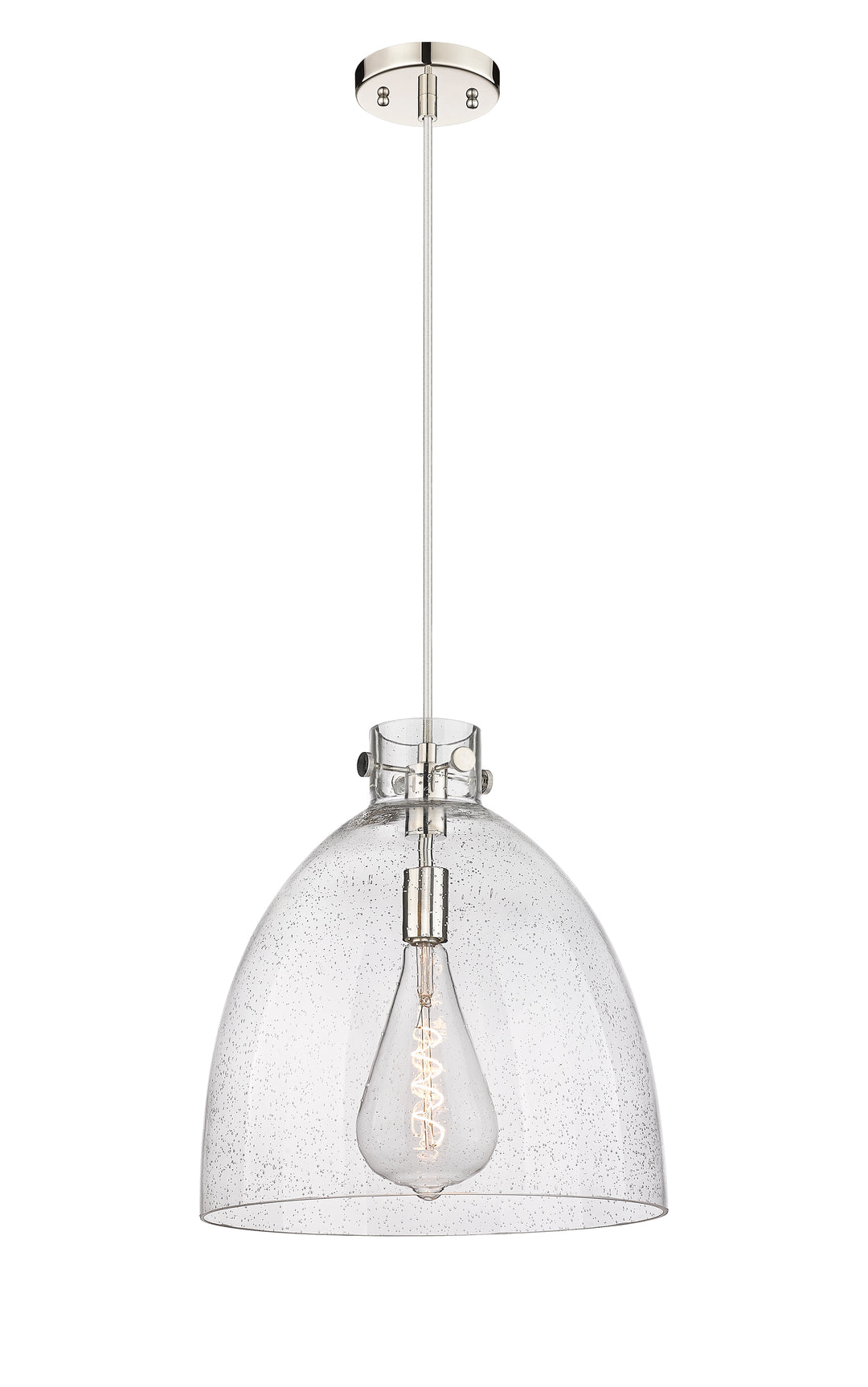 Innovations Lighting Newton Bell 16" Pendant - Polished Nickel Pendants Innovations Lighting   