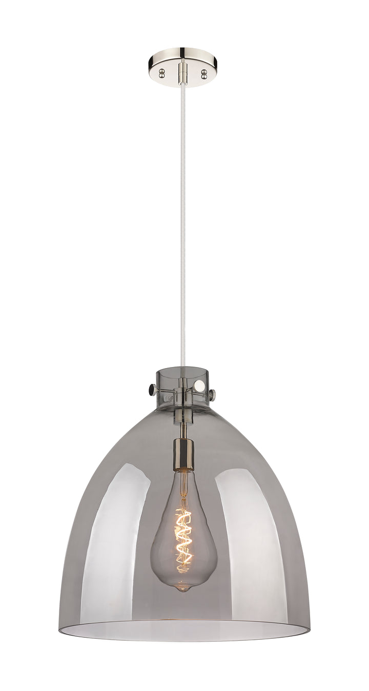 Innovations Lighting Newton Bell 18" Pendant - Polished Nickel Pendants Innovations Lighting   