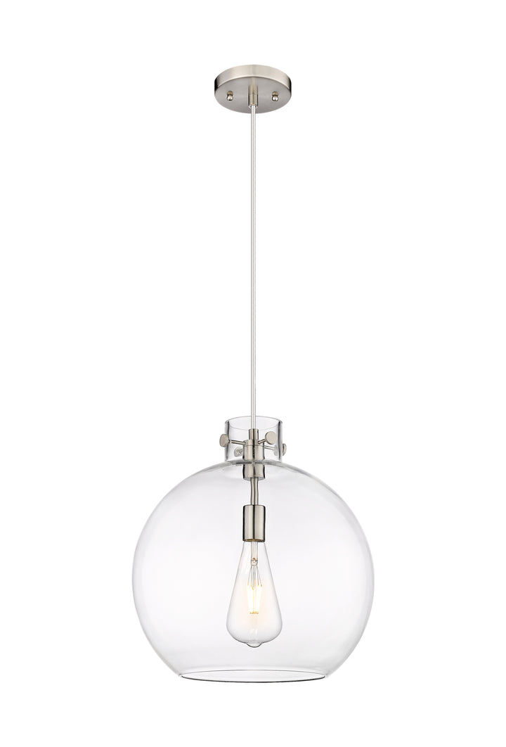 Innovations Lighting Newton Sphere 16" Pendant - Satin Nickel