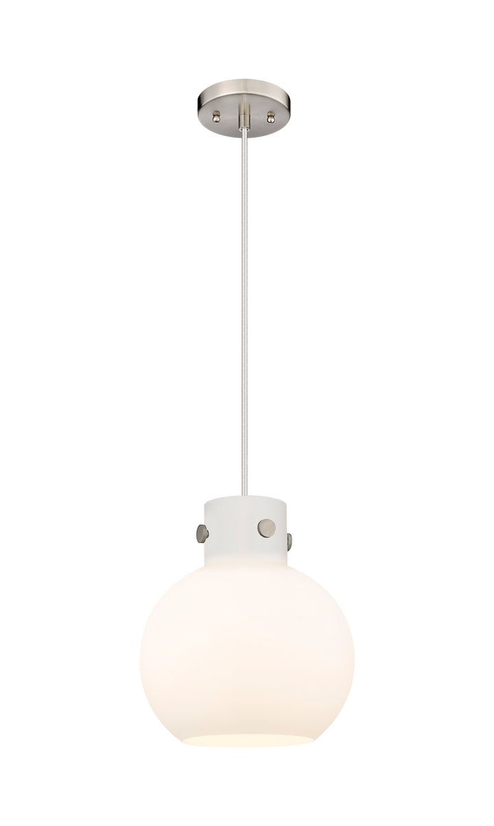Innovations Lighting Newton Sphere 10" Mini Pendant - Brushed Satin Nickel
