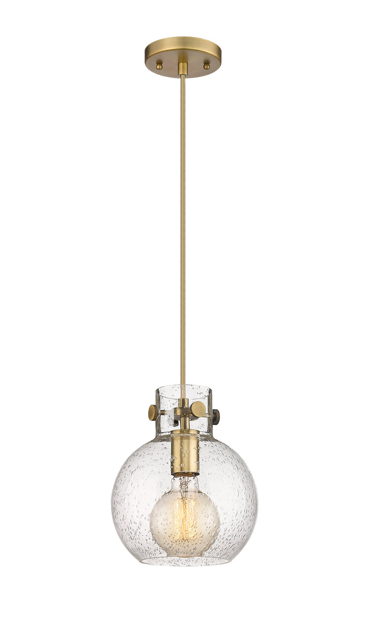 Innovations Lighting Newton Sphere 8" Mini Pendant - Brushed Brass