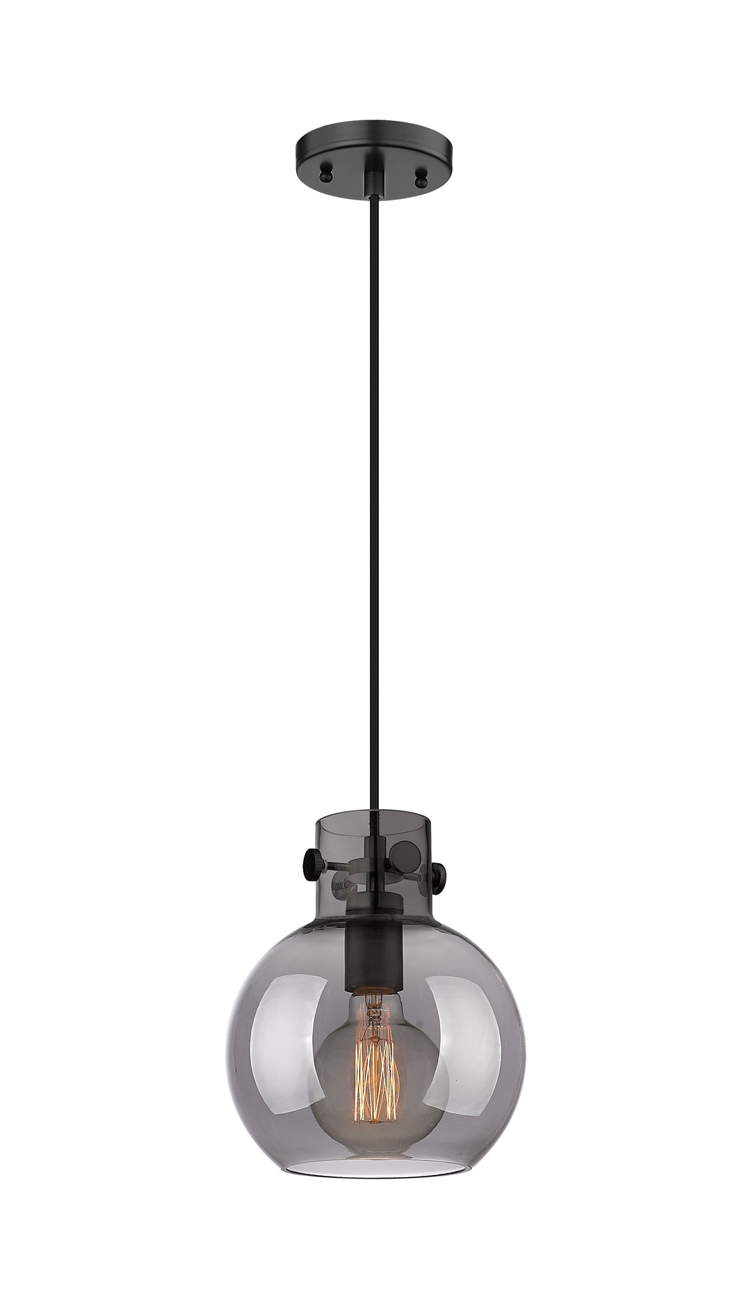 Innovations Lighting Newton Sphere 8" Mini Pendant - Matte Black