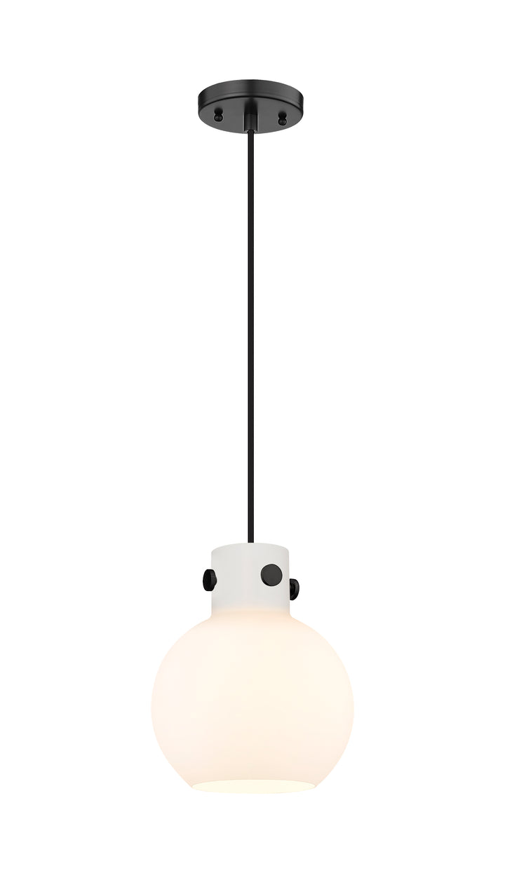 Innovations Lighting Newton Sphere 8" Mini Pendant - Matte Black