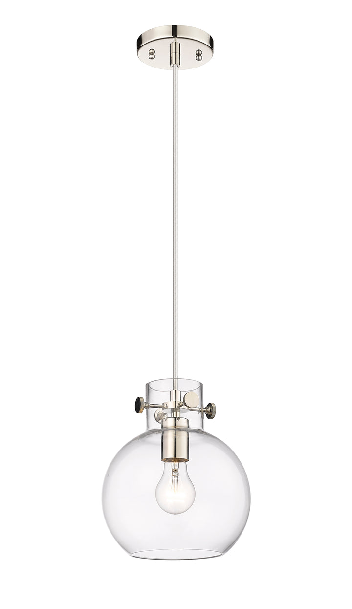Innovations Lighting Newton Sphere 8" Mini Pendant - Polished Nickel