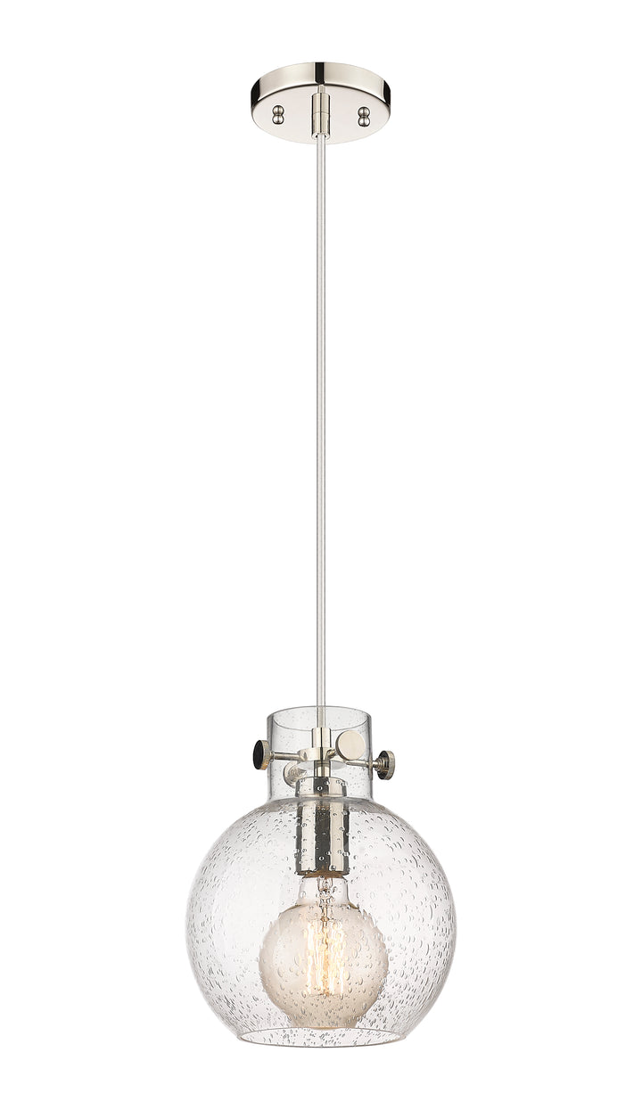 Innovations Lighting Newton Sphere 8" Mini Pendant - Polished Nickel