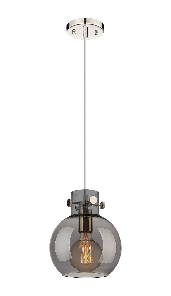 Innovations Lighting Newton Sphere 8" Mini Pendant - Polished Nickel