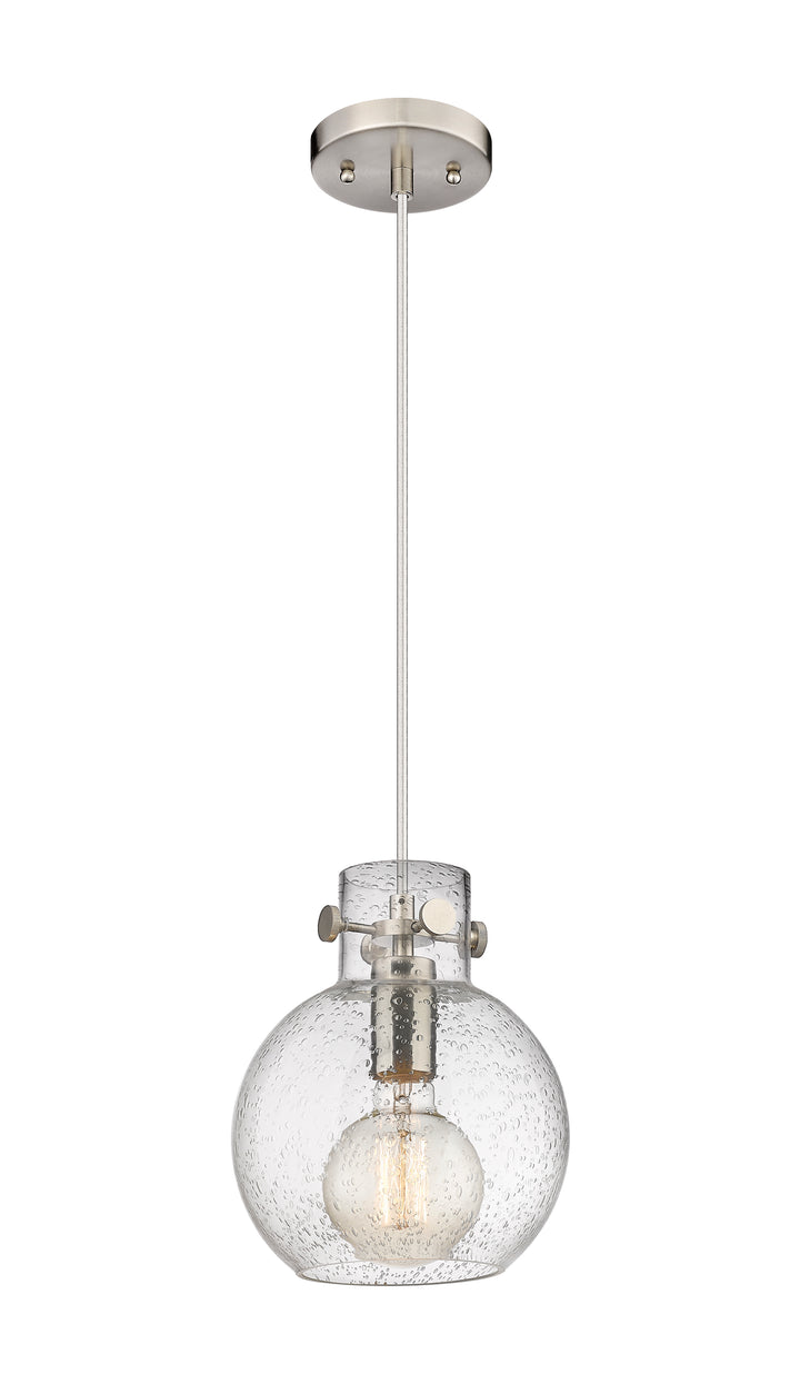 Innovations Lighting Newton Sphere 8" Mini Pendant - Brushed Satin Nickel
