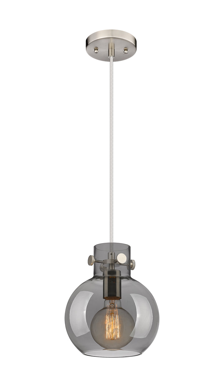 Innovations Lighting Newton Sphere 8" Mini Pendant - Brushed Satin Nickel
