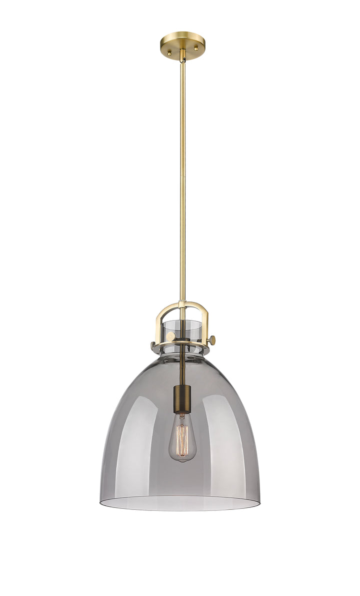 Innovations Lighting Newton Bell 14" Pendant - Brushed Brass Pendants Innovations Lighting   