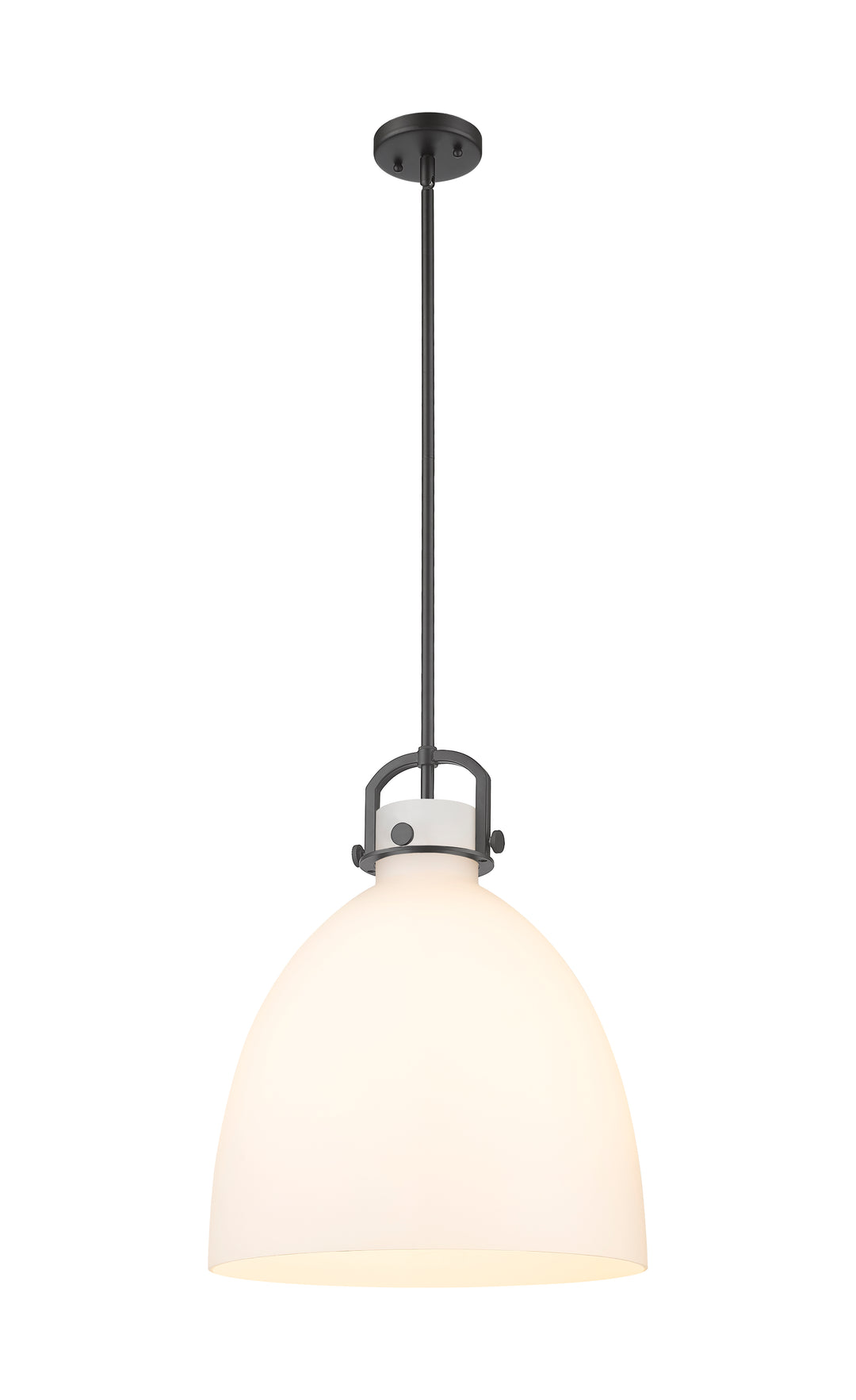 Innovations Lighting Newton Bell 16" Pendant - Matte Black Pendants Innovations Lighting   