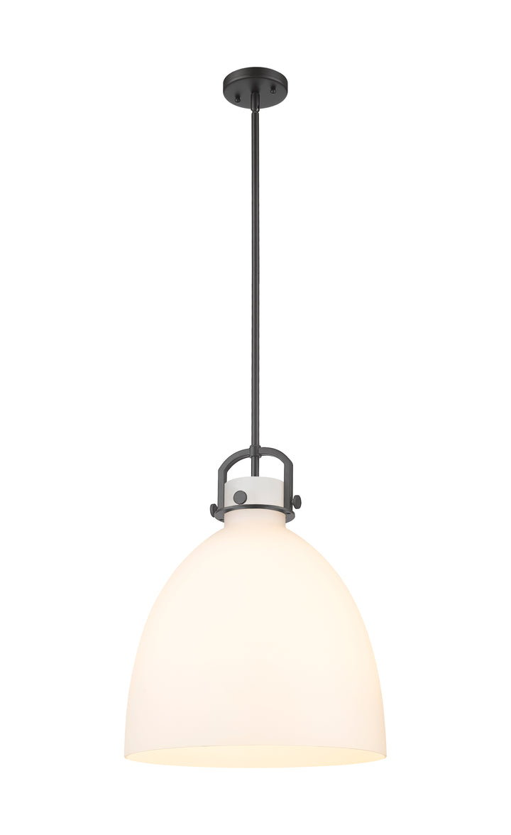 Innovations Lighting Newton Bell 16" Pendant - Matte Black Pendants Innovations Lighting   