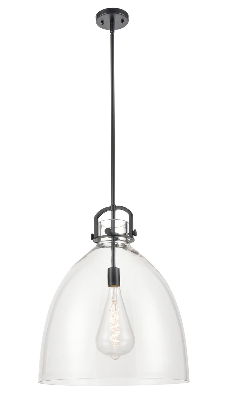 Innovations Lighting Newton Bell 18" Pendant - Matte Black Pendants Innovations Lighting   