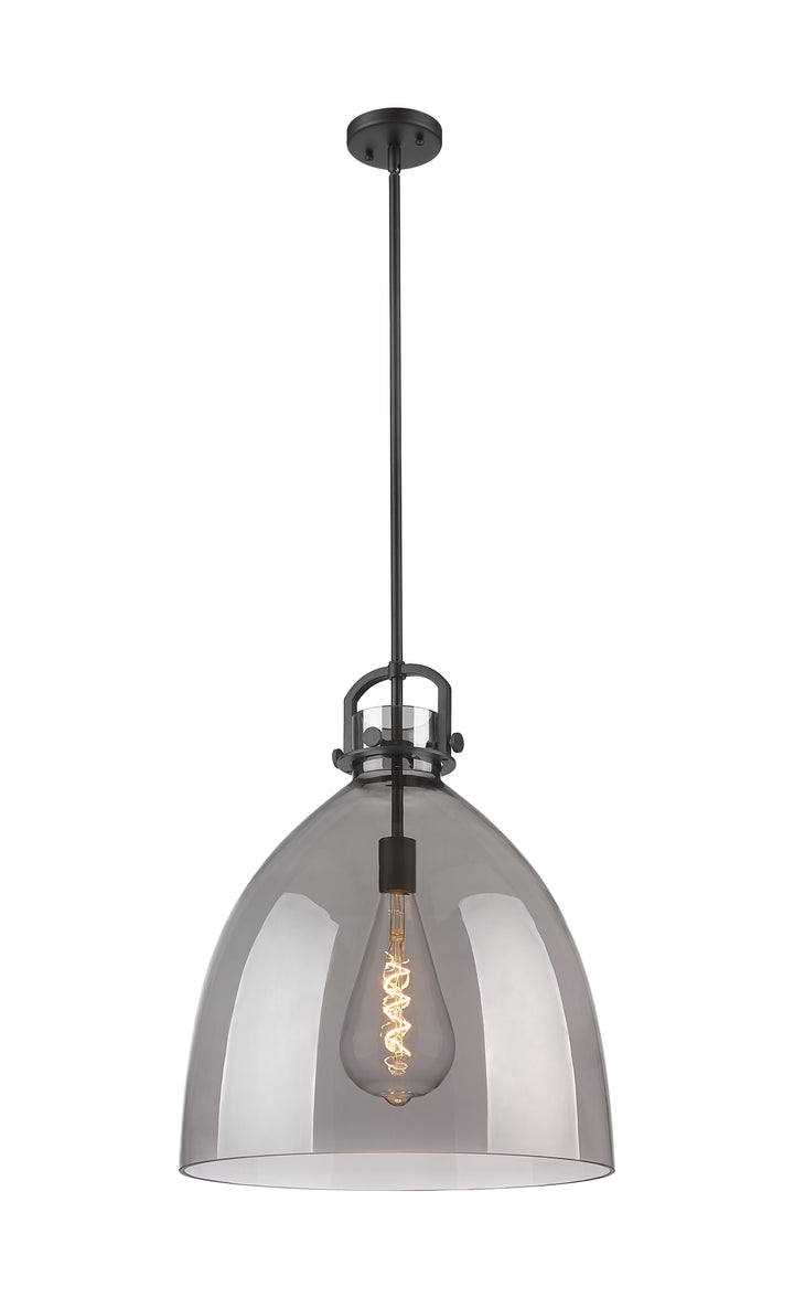 Innovations Lighting Newton Bell 18" Pendant - Matte Black Pendants Innovations Lighting   