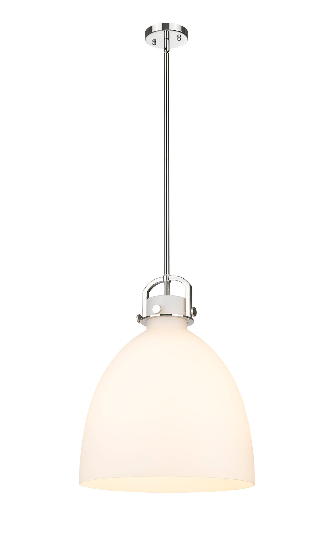 Innovations Lighting Newton Bell 16" Pendant - Polished Nickel Pendants Innovations Lighting   