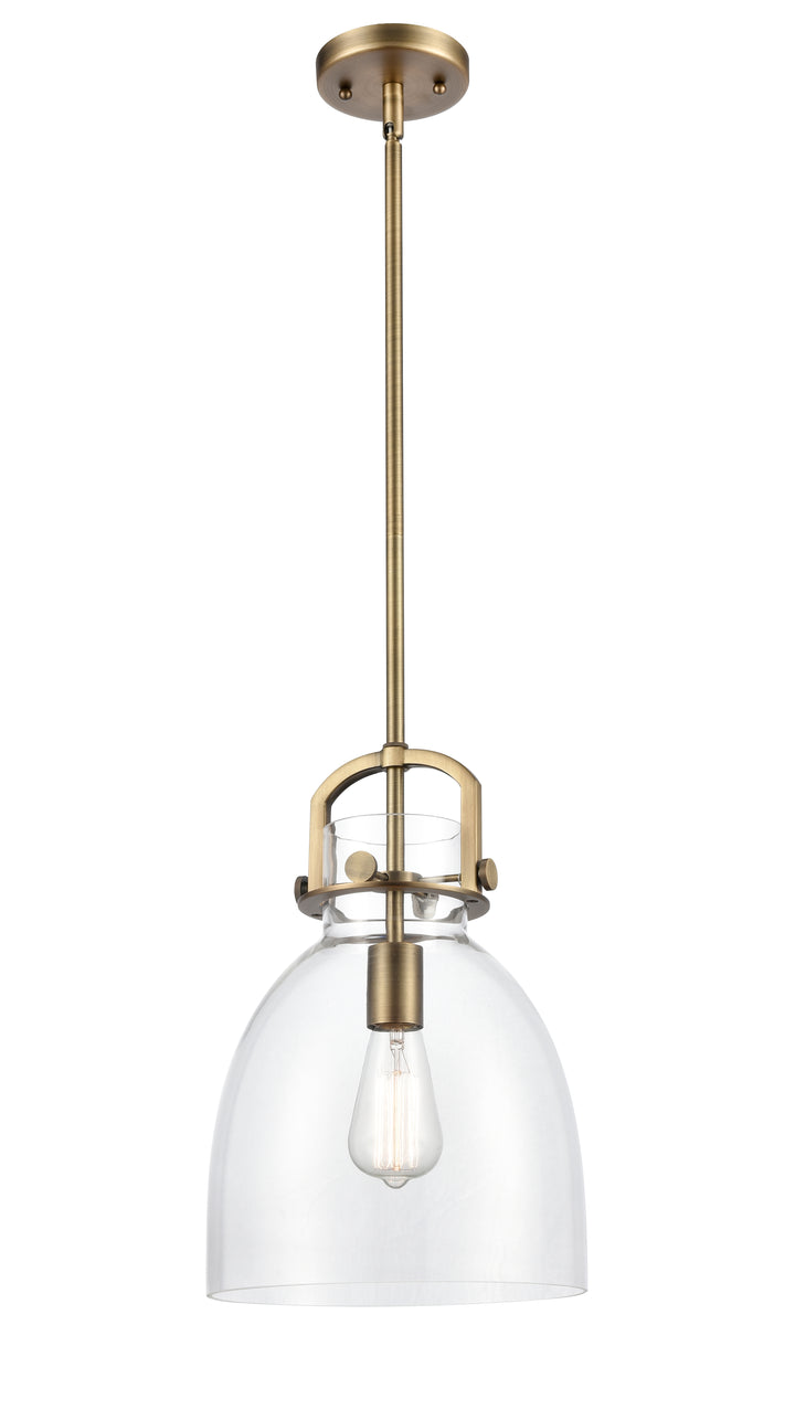 Innovations Lighting Newton Bell 10" Mini Pendant - Brushed Brass