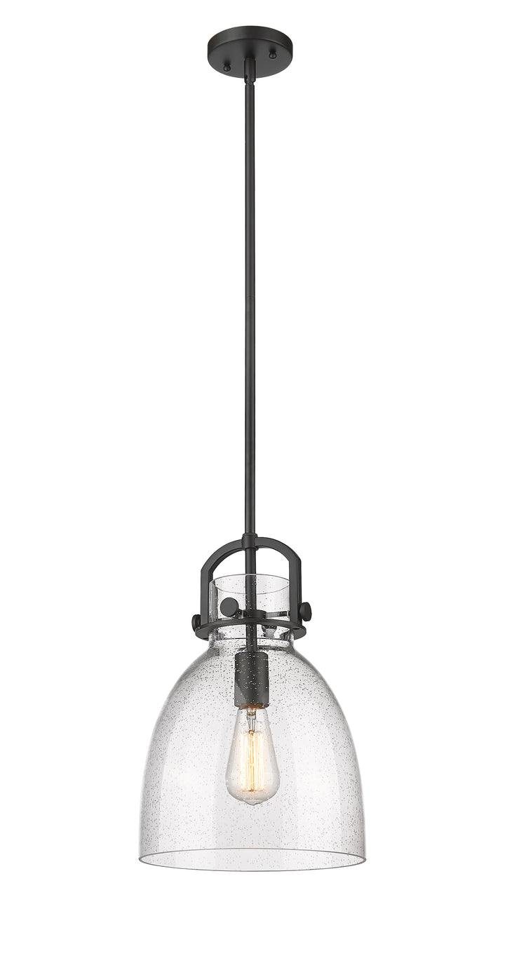 Innovations Lighting Newton Bell 10" Mini Pendant - Matte Black