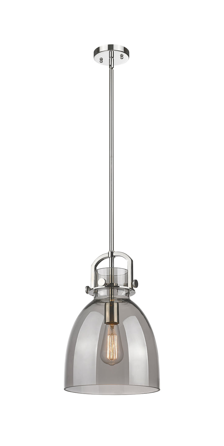 Innovations Lighting Newton Bell 10" Mini Pendant - Polished Nickel
