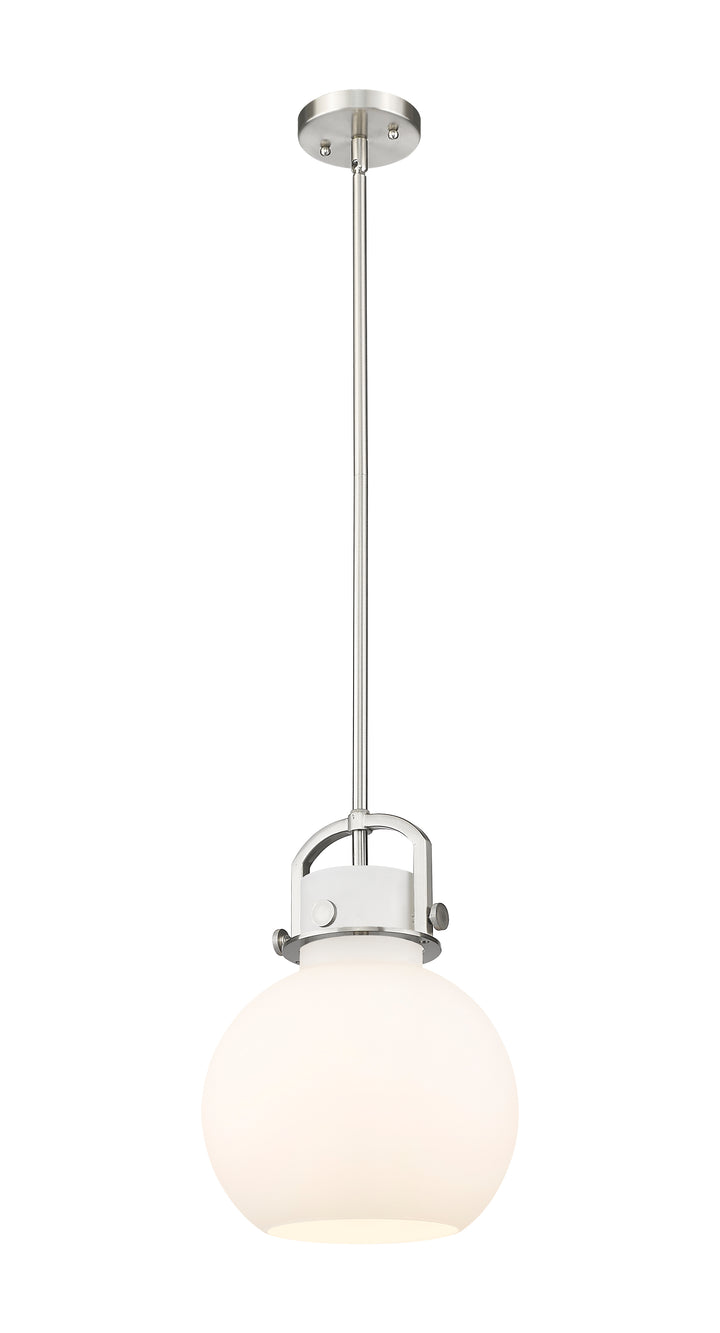 Innovations Lighting Newton Sphere 8" Mini Pendant - Brushed Satin Nickel