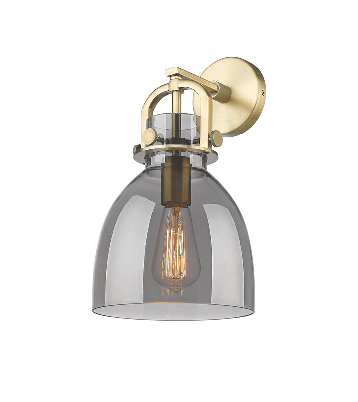 Innovations Lighting Newton Bell 8" Sconce - Brushed Brass