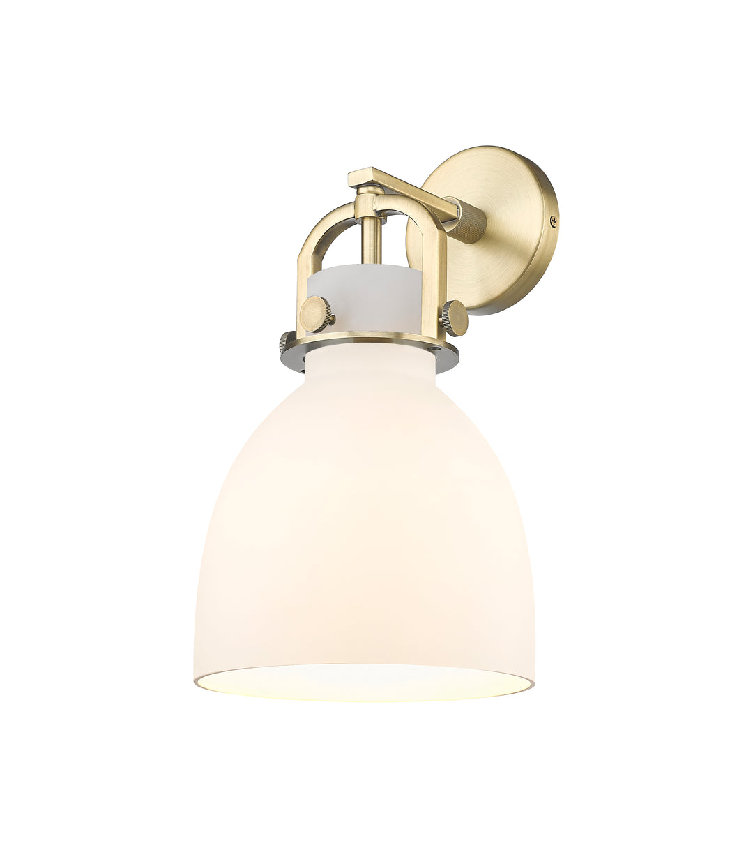 Innovations Lighting Newton Bell 8" Sconce - Brushed Brass