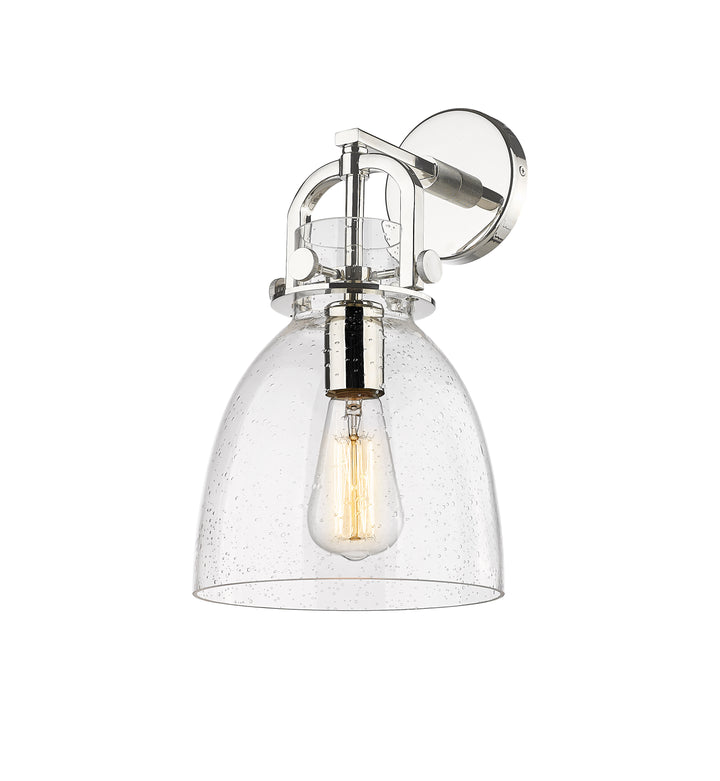 Innovations Lighting Newton Bell 8" Sconce - Polished Nickel
