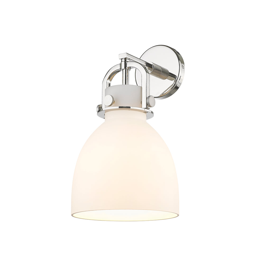 Innovations Lighting Newton Bell 8" Sconce - Polished Nickel