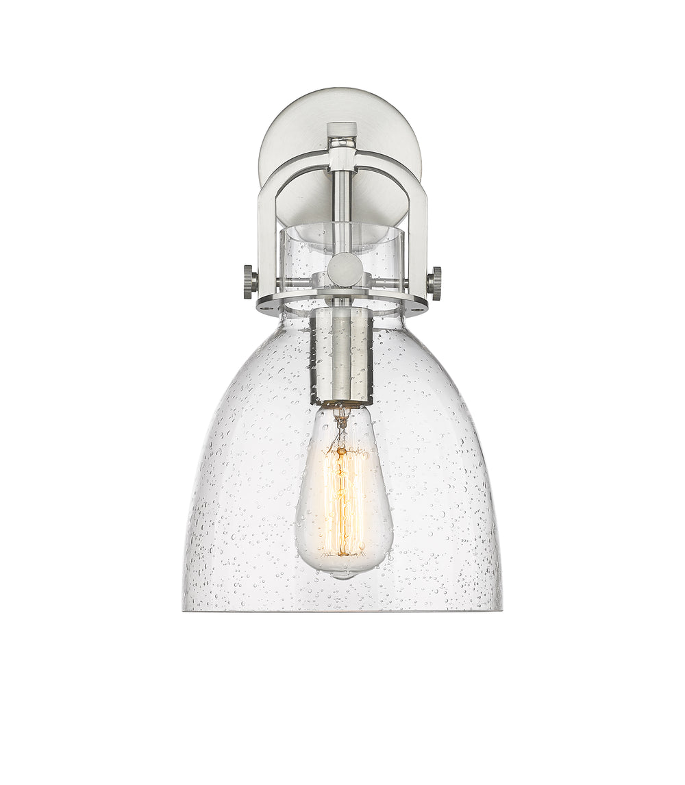 Innovations Lighting Newton Bell 8" Sconce - Satin Nickel