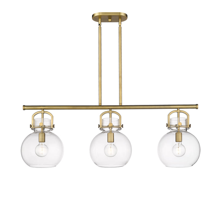 Innovations Lighting Newton Sphere 7" Island Light - Brushed Brass