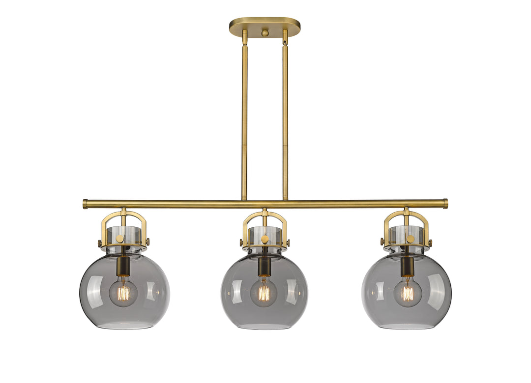 Innovations Lighting Newton Sphere 7" Island Light - Brushed Brass