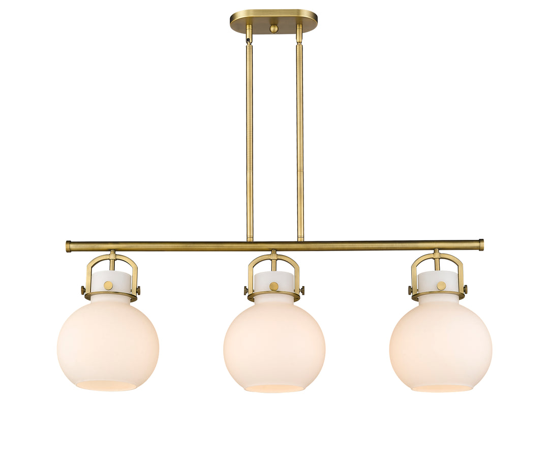 Innovations Lighting Newton Sphere 7" Island Light - Brushed Brass