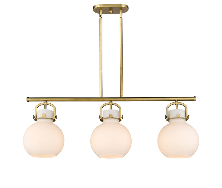 Innovations Lighting Newton Sphere 7" Island Light - Brushed Brass