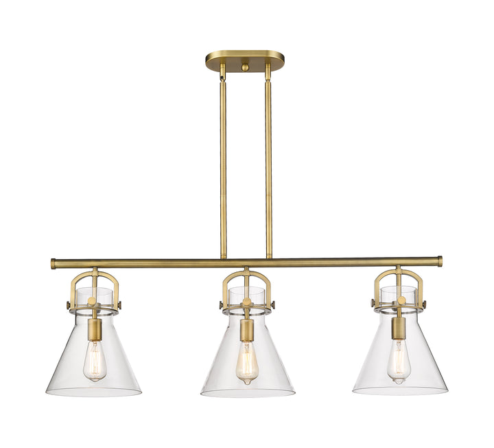 Innovations Lighting Newton Cone 7" Island Light - Brushed Brass