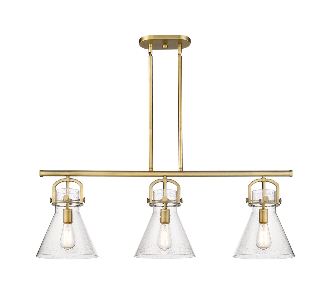 Innovations Lighting Newton Cone 7" Island Light - Brushed Brass