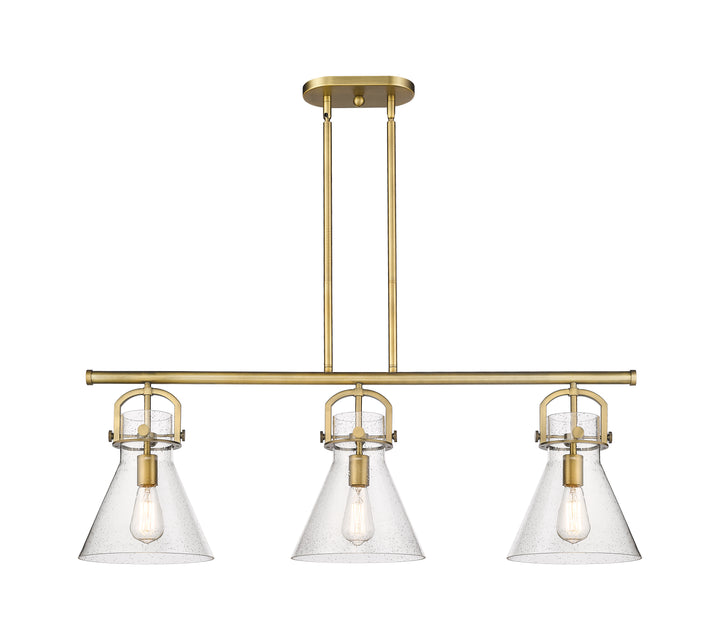 Innovations Lighting Newton Cone 7" Island Light - Brushed Brass