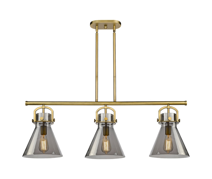 Innovations Lighting Newton Cone 7" Island Light - Brushed Brass