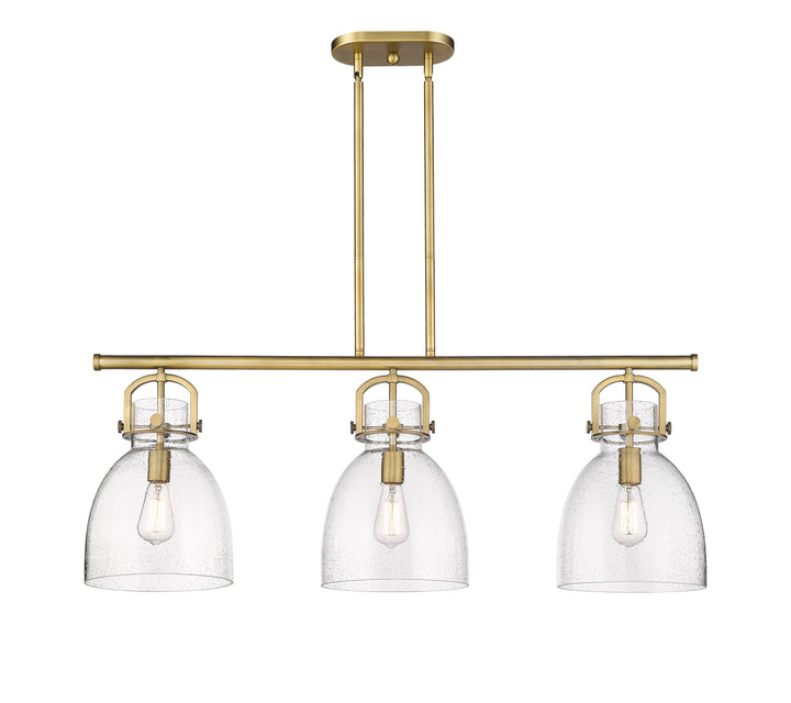 Innovations Lighting Newton Bell 7" Island Light - Brushed Brass
